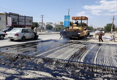 ۱۰ هزارتن آسفالت برای معابر نورآباد استفاده شد