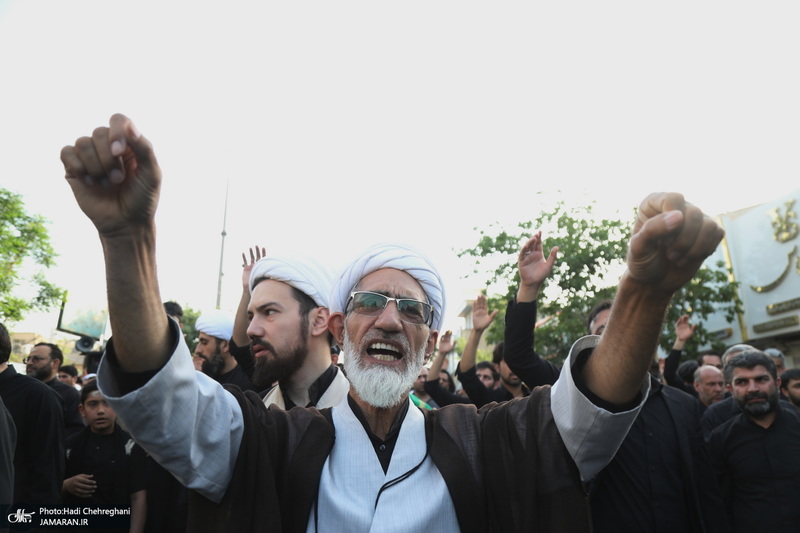 مراسم عزاداری شهادت حضرت علی(ع) با حضور آیت الله العظمی وحید خراسانی