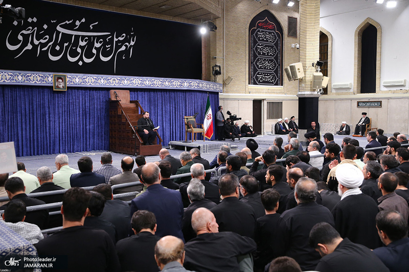 مراسم عزاداری شهادت امام رضا (ع) در حسینیه امام خمینی