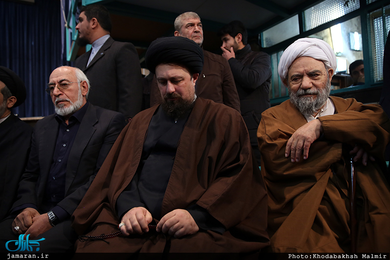 مراسم وداع با پیکر آیت الله هاشمی رفسنجانی(ره) در حسینیه جماران-10