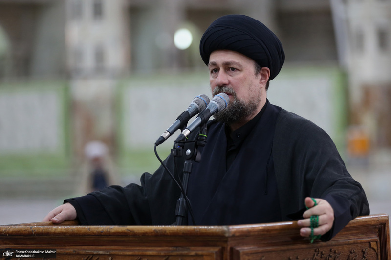 دیدار امدادگران هلال احمر با سید حسن خمینی