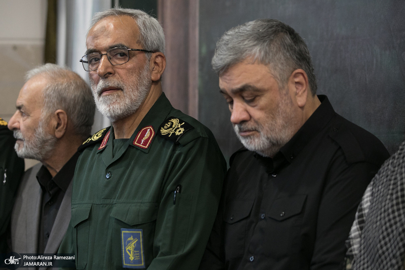 مراسم چهلمین روز شهادت سپهبد حسین سلامی