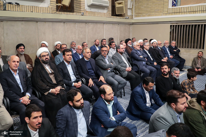 دیدار رمضانی دانشجویان با رهبر معظم انقلاب