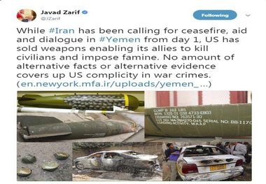 بازی با حقایق نمی‌تواند مباشرت امریکا در جنایات جنگی را بپوشاند