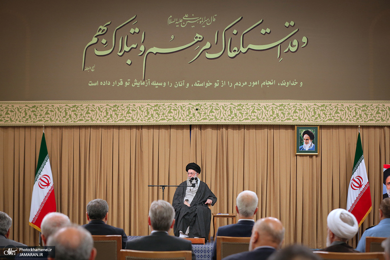 دیدار رئیس‌جمهور و اعضای هیئت دولت با رهبر معظم انقلاب