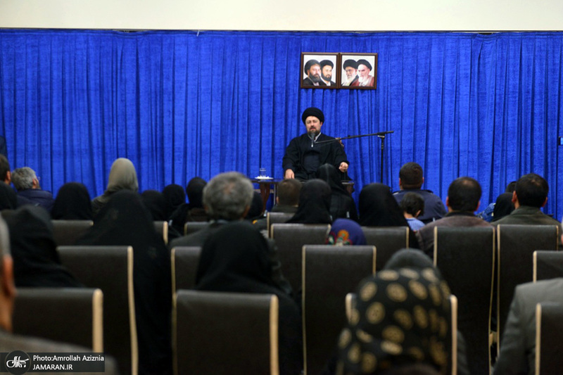 دیدار جمعی از معلولین موسسه شهید ناصر قربانی شهرستان ملارد با سید حسن خمینی