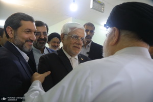 دومین روز سفر محمدرضا عارف به قم