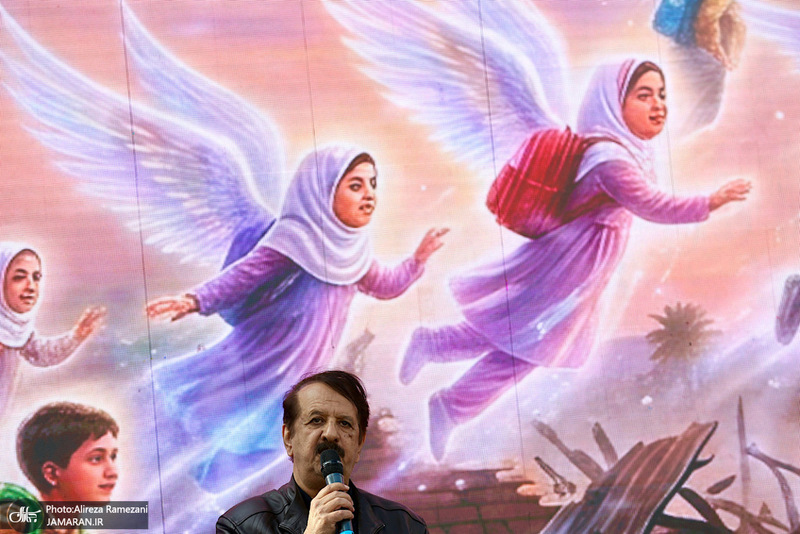 یادبود چهلمین روز شهادت مظلومانه دانش‌آموزان میناب در پی حملات وحشیانه صهیونی-آمریکایی