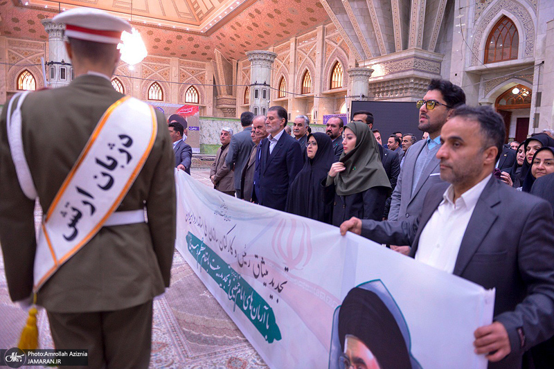 تجدید میثاق رئیس و کارکنان سازمان ملی استاندارد ایران با آرمان‌های امام خمینی (س)