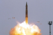 روسیه یک موشک قاره پیما آزمایش کرد