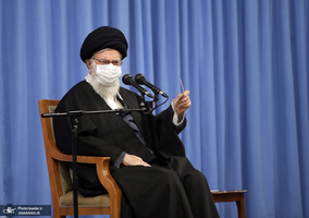 دیدار خانواده شهید حاج قاسم سلیمانی و دست‌اندرکاران مراسم سالگرد ایشان با رهبر معظم انقلاب