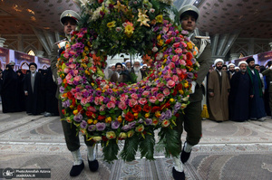 تجدید میثاق روحانیون و طلاب حوزه علمیه تهران با آرمان های حضرت امام(س)