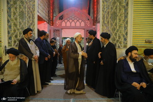 مراسم بزرگداشت همسر مرحوم آیت الله سید حسن طاهری خرم آبادی 