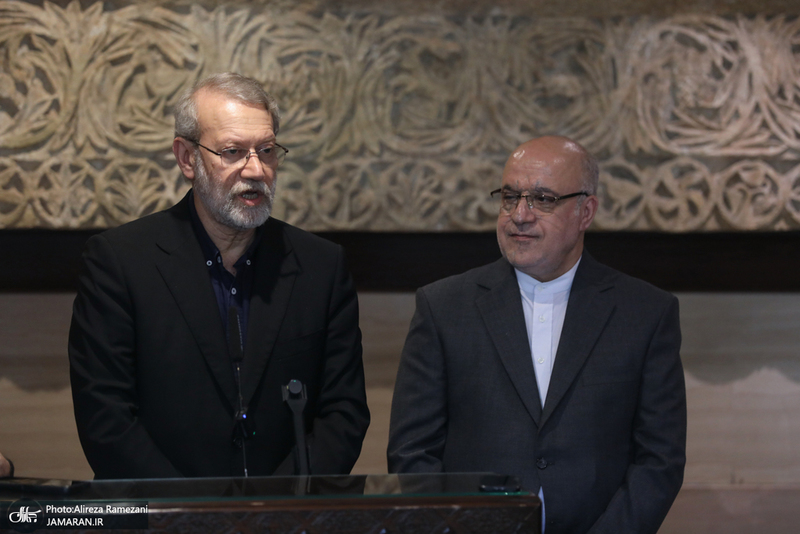 نشست خبری علی لاریجانی در بیروت