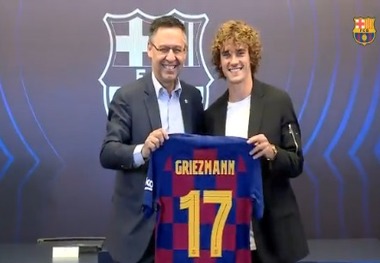 شماره پیراهن گریژمان در بارسلونا مشخص شد
