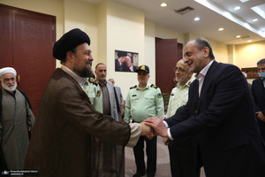 در حاشیه مراسم تجدید میثاق فرماندهان و کادر فراجا با آرمان‌های امام