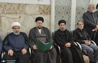 مراسم تشییع همسر مرحوم آیت الله حسن طاهری خرم آبادی
