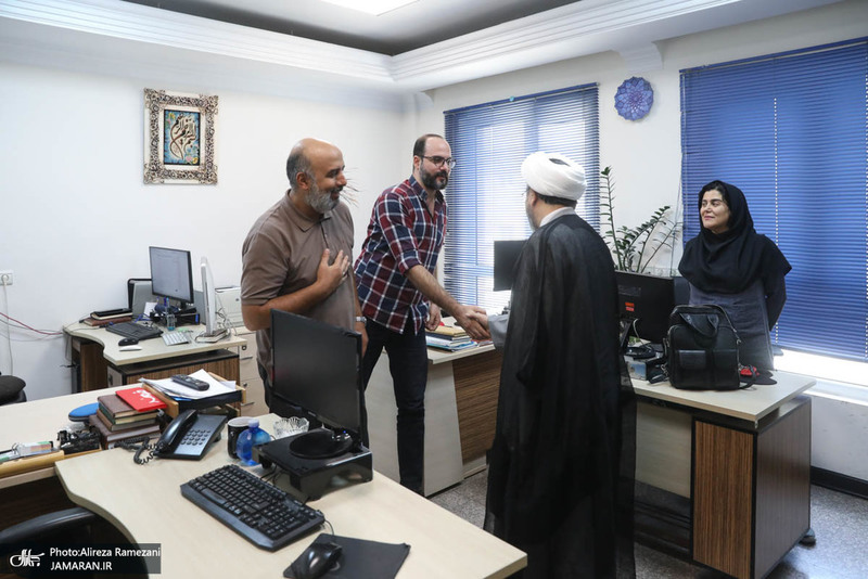 بازدید رییس موسسه تنظیم و نشر آثار امام خمینی (ره) از خبرگزاری ایسنا
