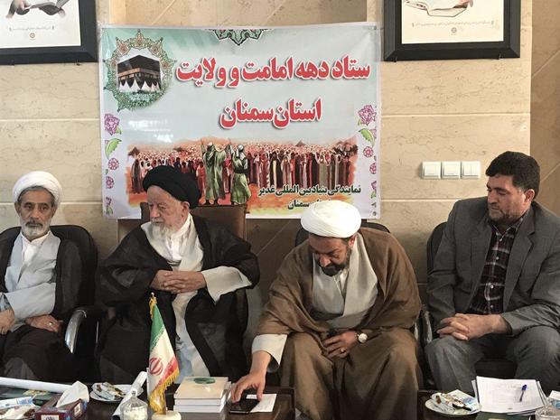 امام جمعه سمنان: دهه امامت و ولایت با برنامه‌های جامع و ویژه برگزار شود