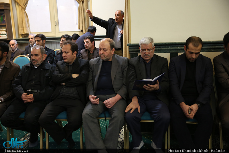 مراسم ترحیم مادر حجت الاسلام محمد علی جماعتی در مسجد جامع جماران