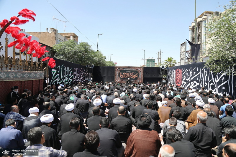 مراسم شهادت امام جعفر صادق(ع) با حضور آیت الله العظمی وحید خراسانی