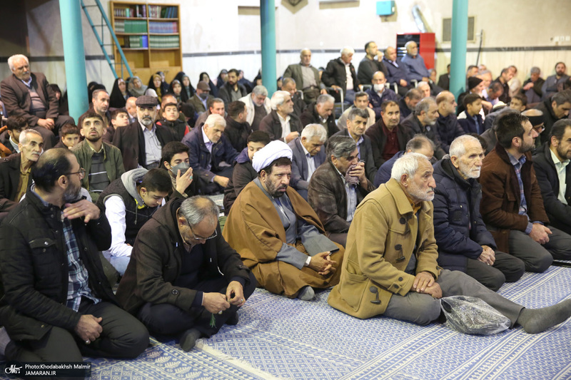 مراسم سی و چهارمین سالگرد گردان علی اکبر در حسینیه جماران