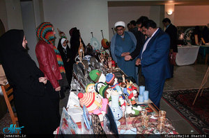 افتتاح نمایشگاه صنایع دستی در بیت تاریخی امام خمینی(س)