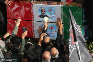 مراسم تشییع شهدای جنگ تحمیلی رژیم صهیونیستی در تهران-1