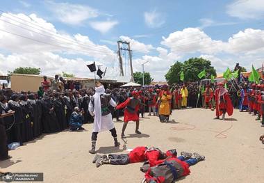 گزارش تصویری/ مراسم نمادین روز عاشورا در نیجریه
