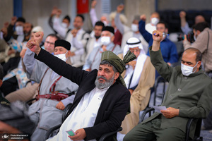 دیدار دست‌اندرکاران کنگره شهدای جامعه عشایری کشور با رهبر معظم انقلاب