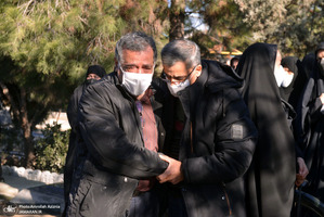 مراسم تشییع و خاکسپاری مرحوم حجت الاسلام و المسلمین سید رضا حسینی امین