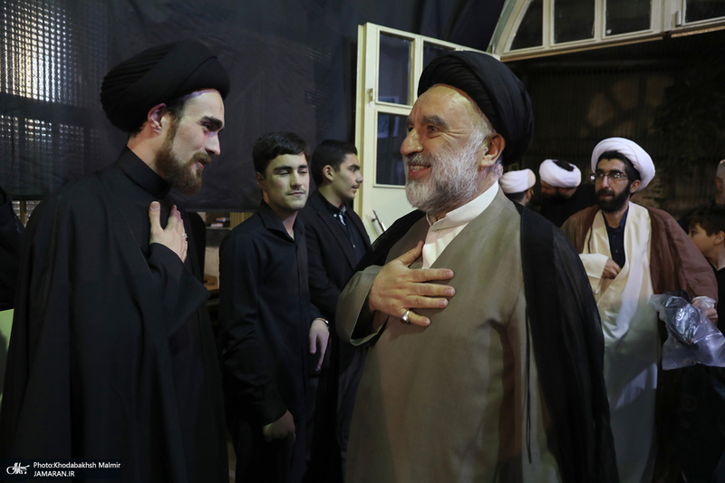 مراسم بزرگداشت همسر آیت الله موسوی بجنوردی (ره) در حسینیه شماره یک جماران-1