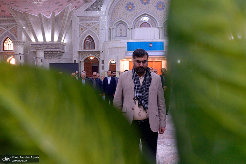 تجدید میثاق فرماندهان بسیج و کارکنان واحدهای دانشگاه آزاد با آرمان حضرت امام خمینی (س)