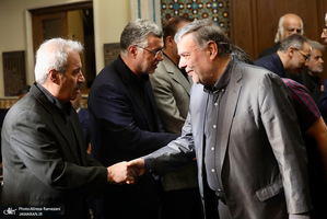 مراسم ختم پدر همسر محمد ظفرقندی