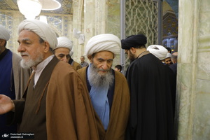 مراسم بزرگداشت آیت الله امامی کاشانی (ره) در مسجد اعظم قم