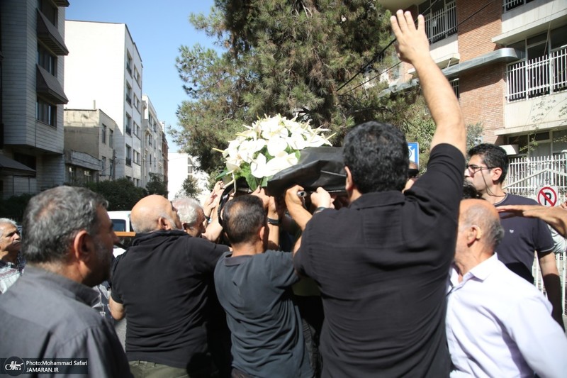 مراسم تشییع ثمینه باغچه‌بان