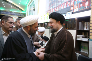 مراسم ختم همسر شهید آیت الله سید مصطفی خمینی (ره) -2