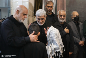 مراسم چهلمین روز شهادت سپهبد حسین سلامی