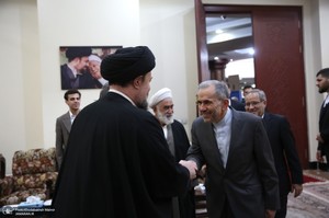 مراسم تجدیدمیثاق وزیر و معاونان وزارت امور خارجه با آرمان‌های امام خمینی