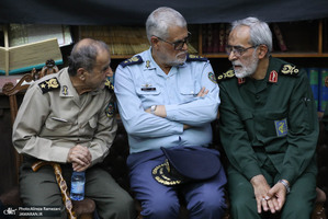 مراسم تکریم ۵۷ شهید گلگون کفن ارتش جمهوری اسلامی ایران