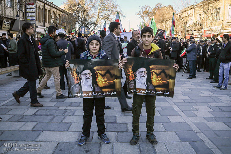 تجمع و راهپیمایی مردمی در اعتراض به آشوب های اخیر در استان 