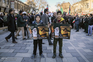 تجمع و راهپیمایی مردمی در اعتراض به آشوب های اخیر در استان 