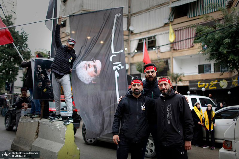 تصاویر اختصاصی جماران از حال و هوای بیروت یک روز مانده به تشییع شهید سید حسن نصرالله (ره)