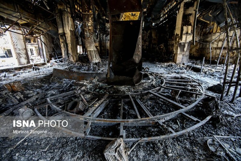 تصاویری از ساختمان شیشه‌ای سازمان صدا و سیما پس از تجاوز وحشیانه رژیم صهیونیستی