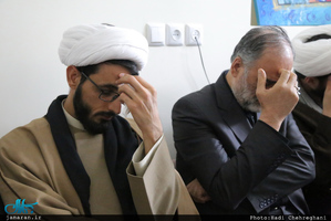 مراسنم عزاداری شهات حضرت زهرا(س) در بیت تاریخی امام خمینی در قم