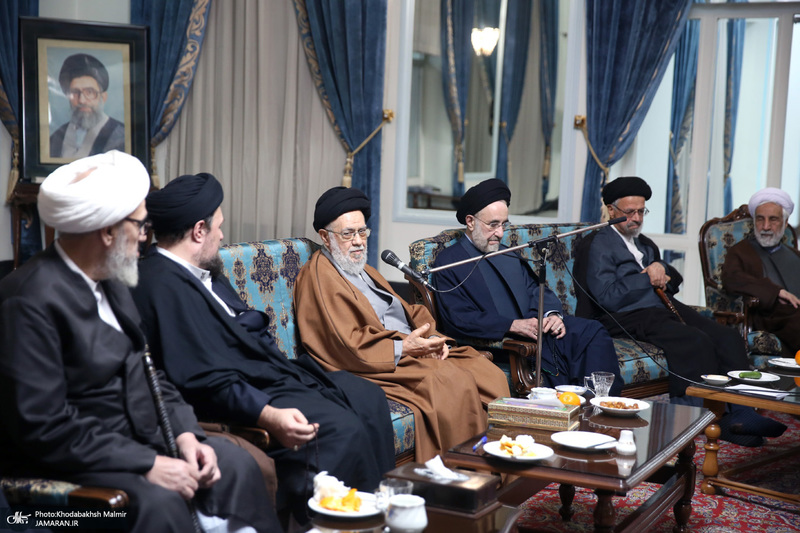 دیدار مجمع روحانیون مبارز و مجمع محققین حوزه علمیه قم با سید حسن خمینی