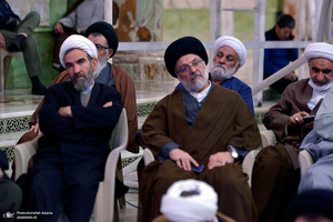 مراسم شب میلاد حضرت زهرا (س) و فرزند برومندش حضرت روح الله در حرم امام خمینی