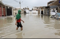 اهالی کوت عبدالله شهرستان کارون غرق در آب  (5)