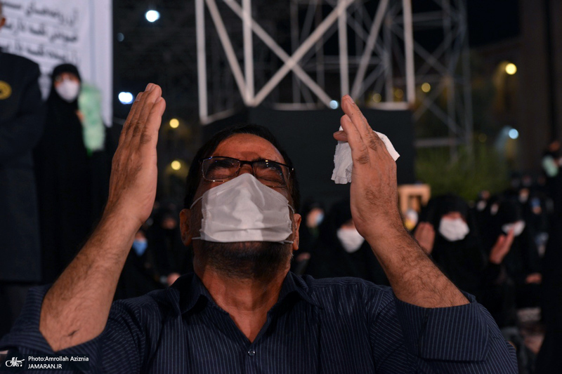 عزاداری شب سوم محرم در حرم مطهر امام خمینی(س)