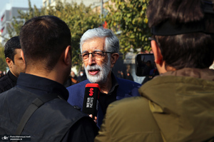 مراسم تشییع پیکرهای مطهر 100 شهید گمنام در تهران-4